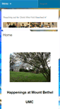Mobile Screenshot of mountbethelumc.com